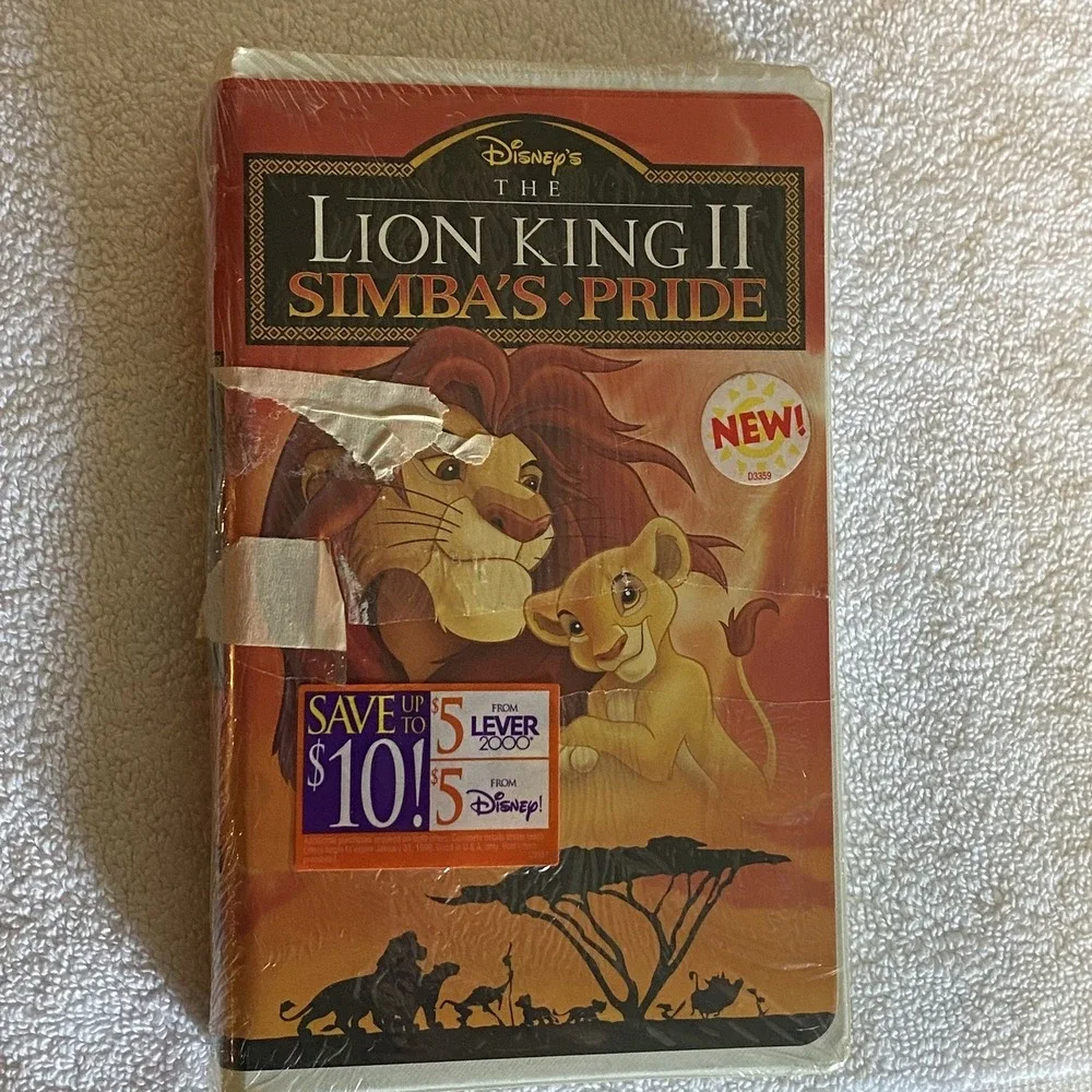 Lion King 2‎ SIMBA'S PRIDE VHS New Sealed